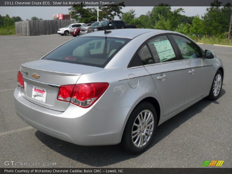 Silver Ice Metallic / Medium Titanium 2011 Chevrolet Cruze ECO
