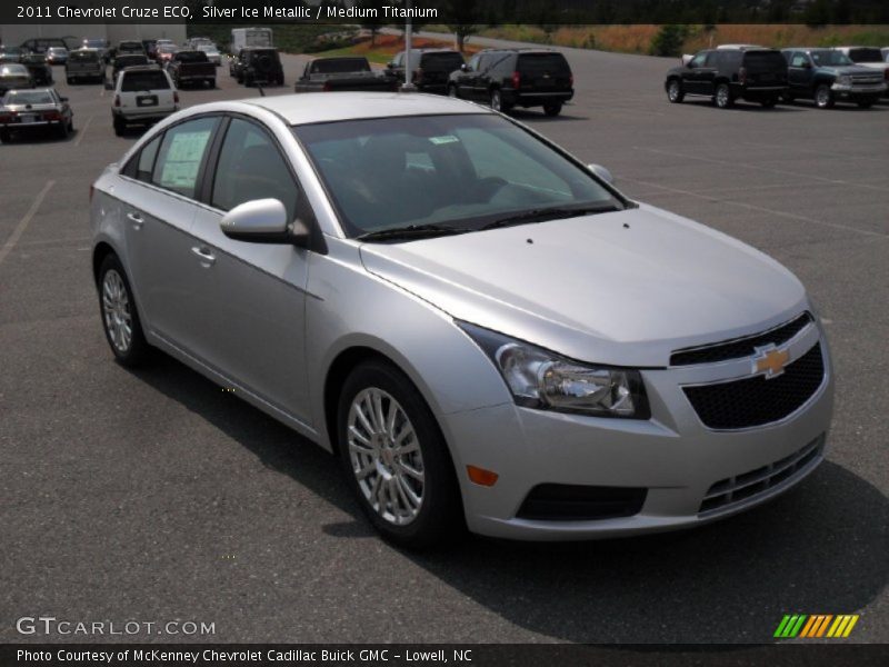 Silver Ice Metallic / Medium Titanium 2011 Chevrolet Cruze ECO