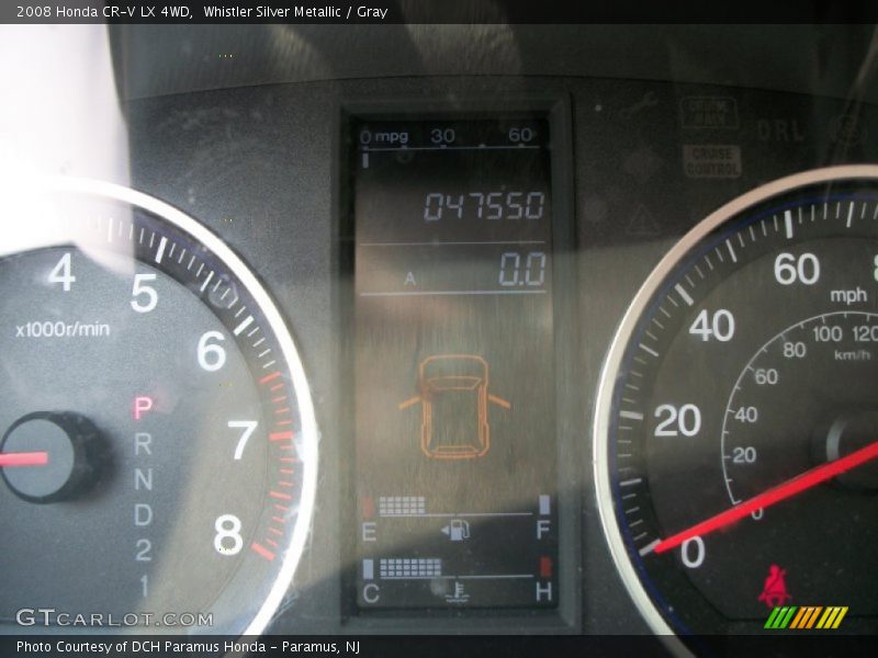 Whistler Silver Metallic / Gray 2008 Honda CR-V LX 4WD