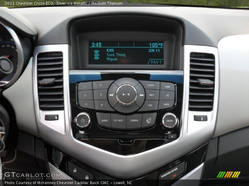Controls of 2011 Cruze ECO