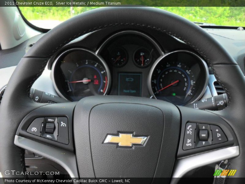 Silver Ice Metallic / Medium Titanium 2011 Chevrolet Cruze ECO