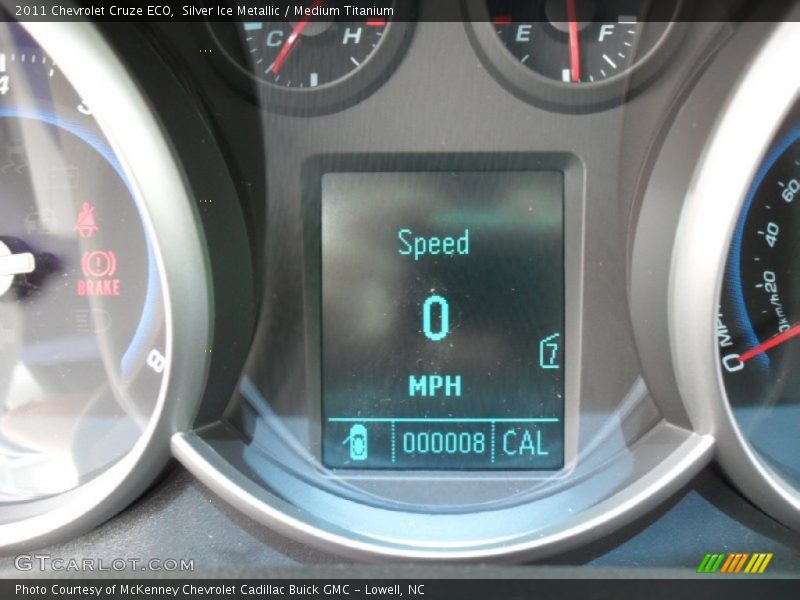 Silver Ice Metallic / Medium Titanium 2011 Chevrolet Cruze ECO
