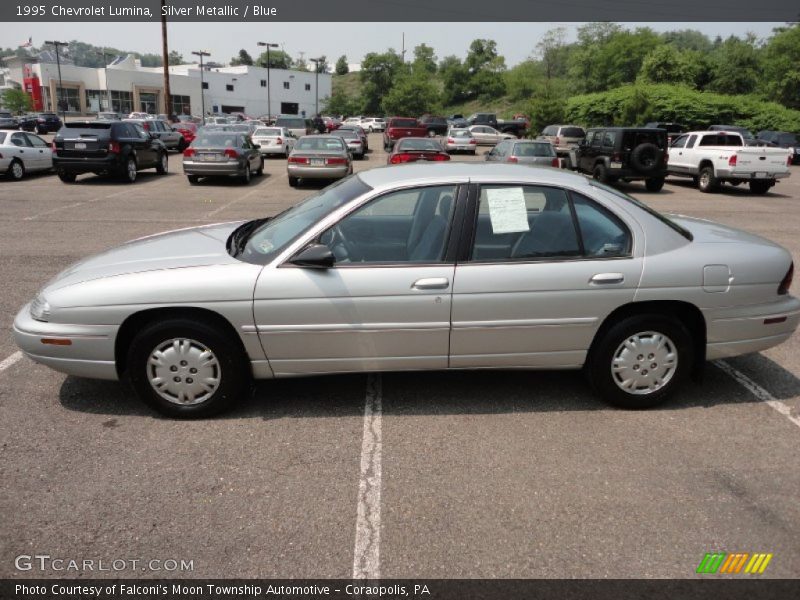 Silver Metallic / Blue 1995 Chevrolet Lumina