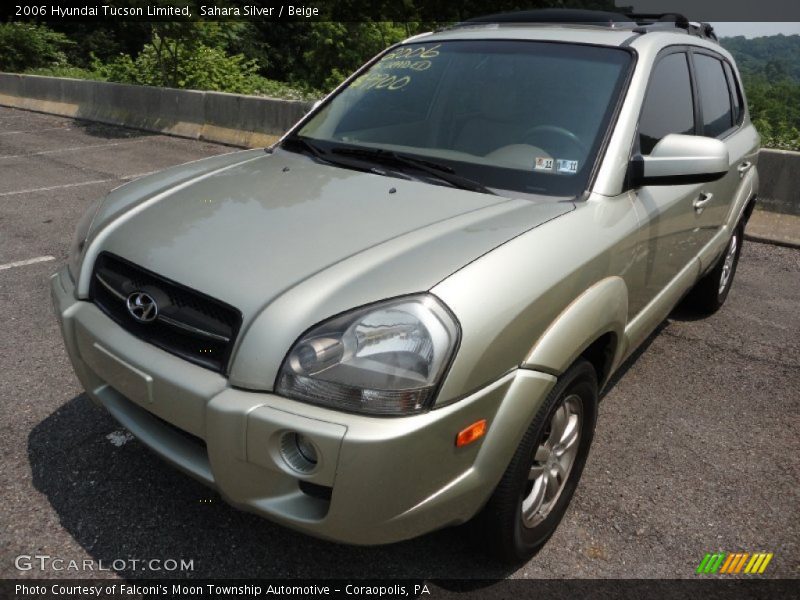 Sahara Silver / Beige 2006 Hyundai Tucson Limited