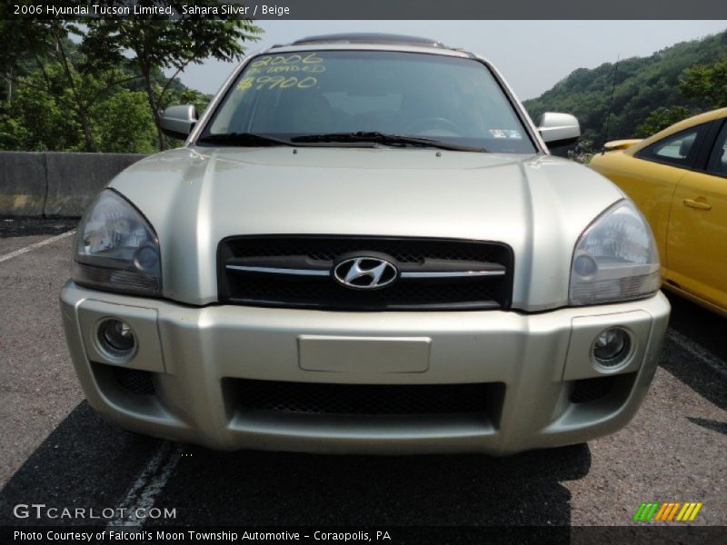 Sahara Silver / Beige 2006 Hyundai Tucson Limited