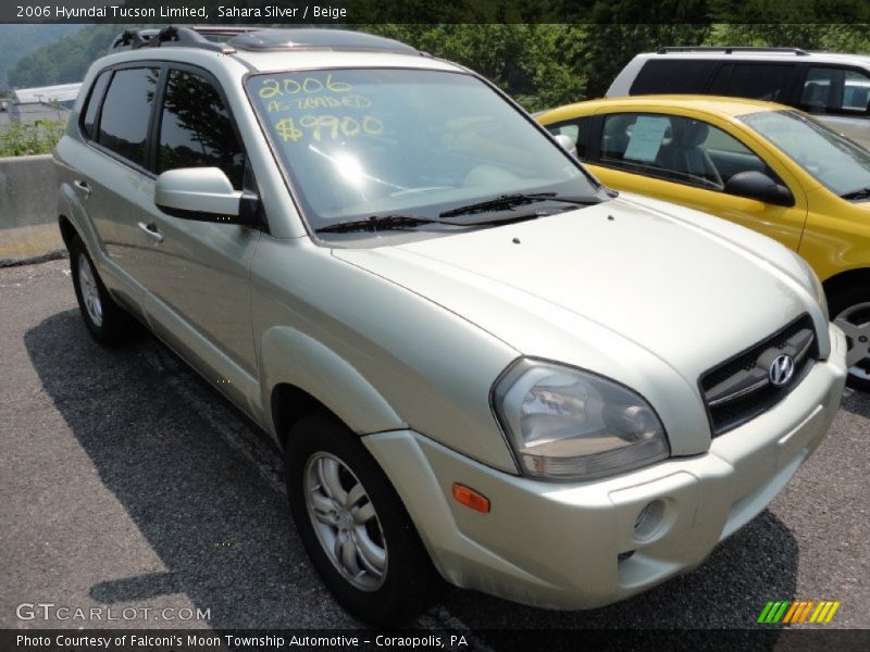 Sahara Silver / Beige 2006 Hyundai Tucson Limited