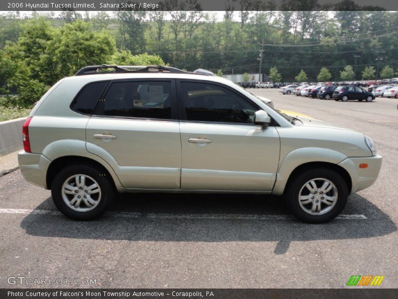 Sahara Silver / Beige 2006 Hyundai Tucson Limited