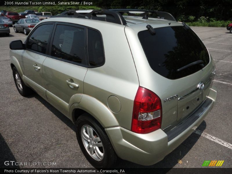 Sahara Silver / Beige 2006 Hyundai Tucson Limited