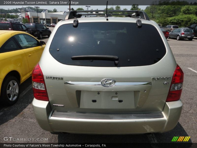 Sahara Silver / Beige 2006 Hyundai Tucson Limited