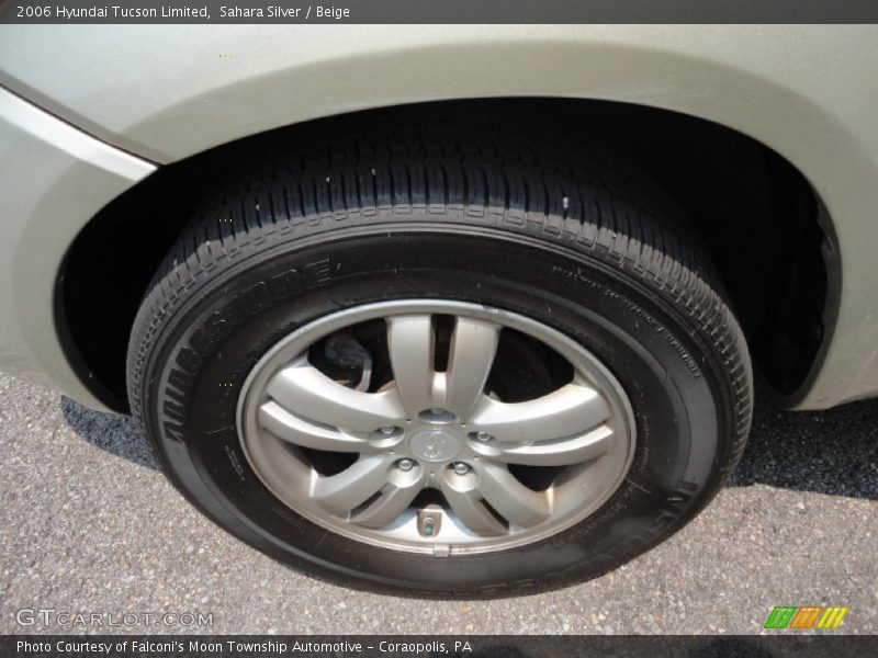 Sahara Silver / Beige 2006 Hyundai Tucson Limited