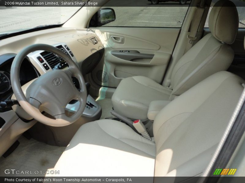 Sahara Silver / Beige 2006 Hyundai Tucson Limited