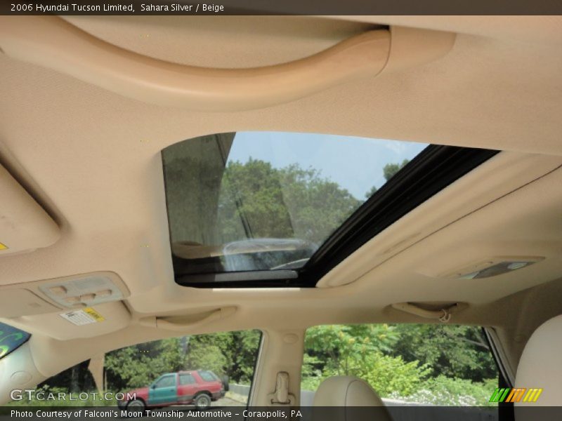 Sahara Silver / Beige 2006 Hyundai Tucson Limited