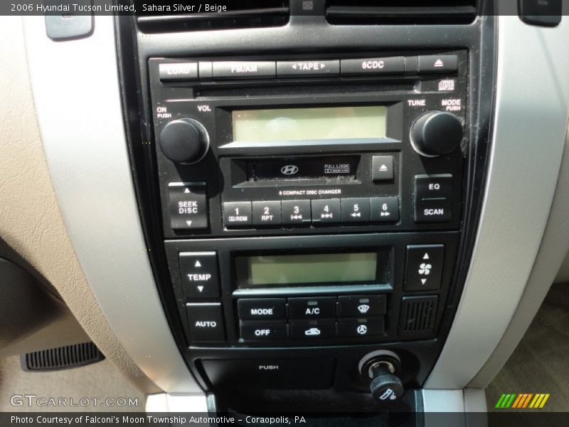 Sahara Silver / Beige 2006 Hyundai Tucson Limited