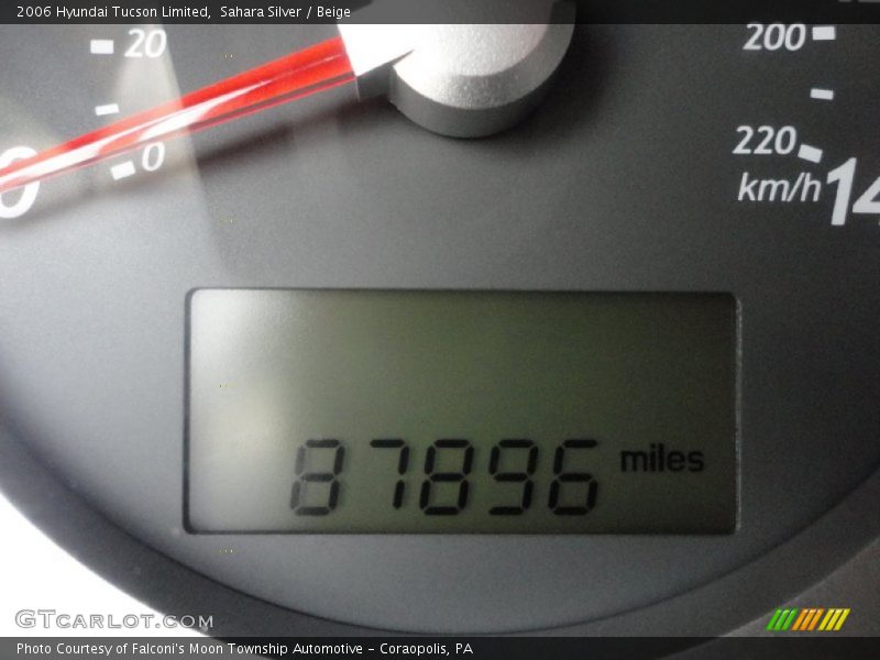 Sahara Silver / Beige 2006 Hyundai Tucson Limited