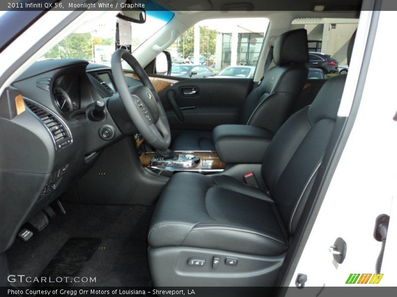  2011 QX 56 Graphite Interior