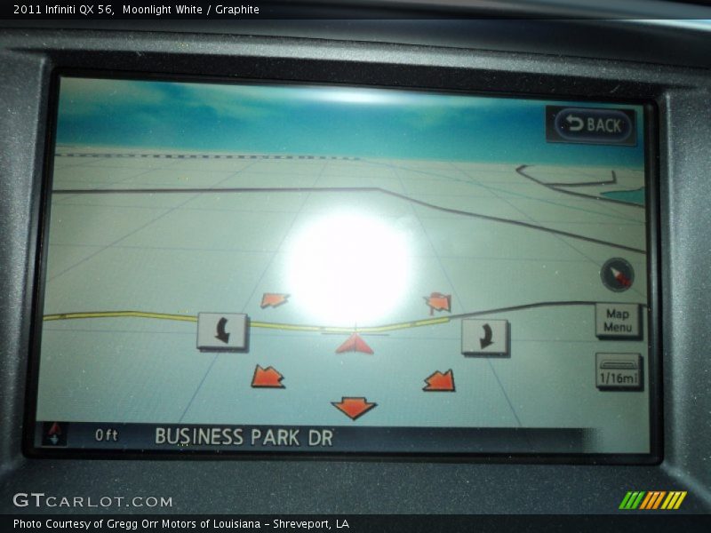 Navigation of 2011 QX 56