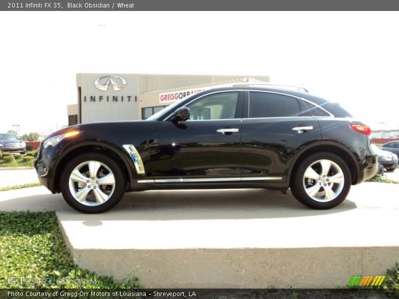 Black Obsidian / Wheat 2011 Infiniti FX 35