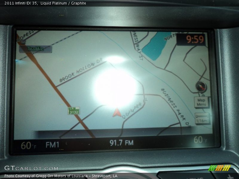 Navigation of 2011 EX 35