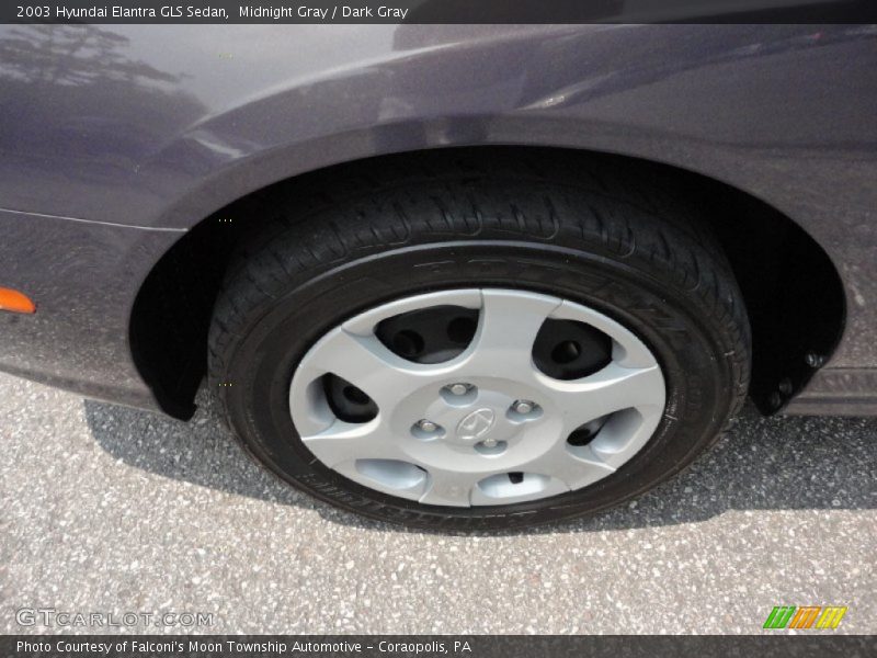 Midnight Gray / Dark Gray 2003 Hyundai Elantra GLS Sedan