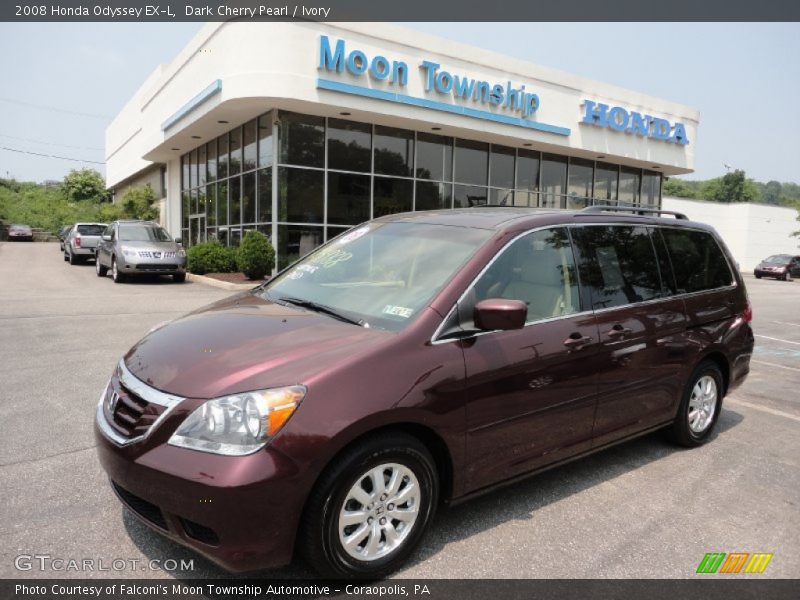 Dark Cherry Pearl / Ivory 2008 Honda Odyssey EX-L