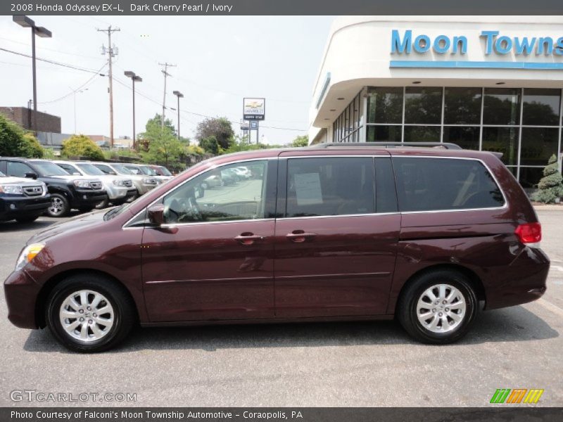 Dark Cherry Pearl / Ivory 2008 Honda Odyssey EX-L