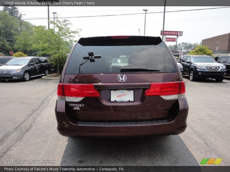 Dark Cherry Pearl / Ivory 2008 Honda Odyssey EX-L