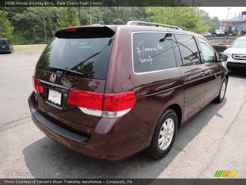 Dark Cherry Pearl / Ivory 2008 Honda Odyssey EX-L
