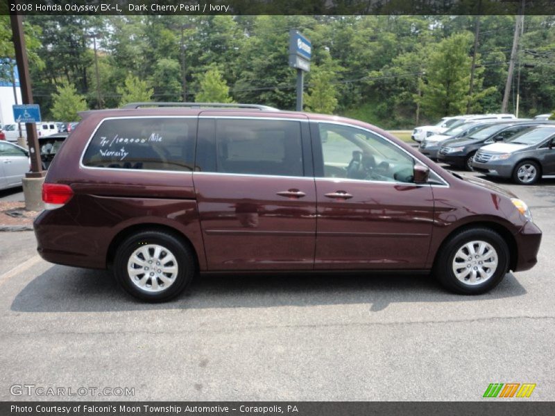 Dark Cherry Pearl / Ivory 2008 Honda Odyssey EX-L