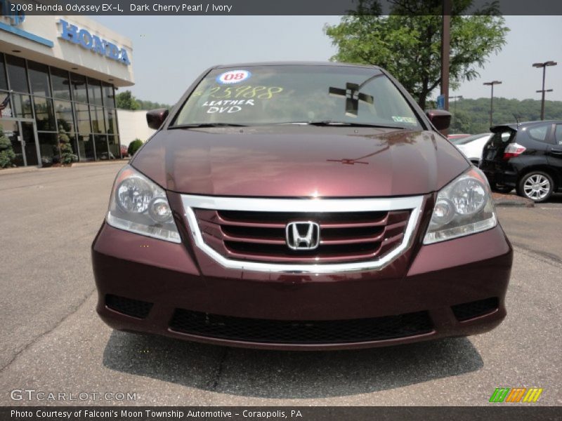 Dark Cherry Pearl / Ivory 2008 Honda Odyssey EX-L