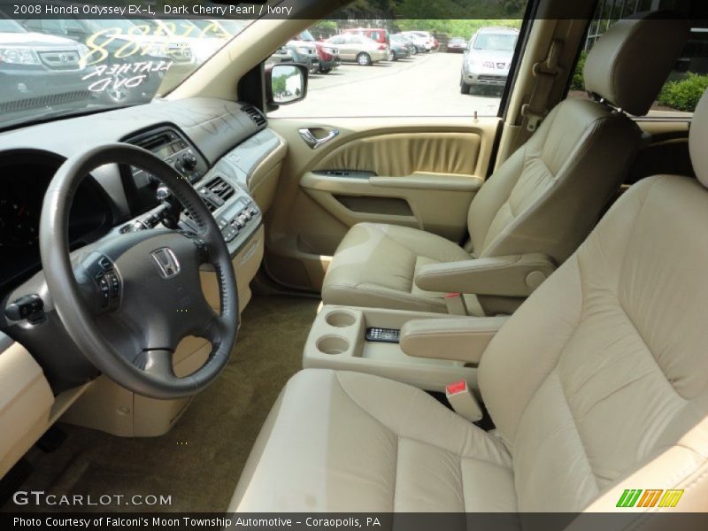 Dark Cherry Pearl / Ivory 2008 Honda Odyssey EX-L