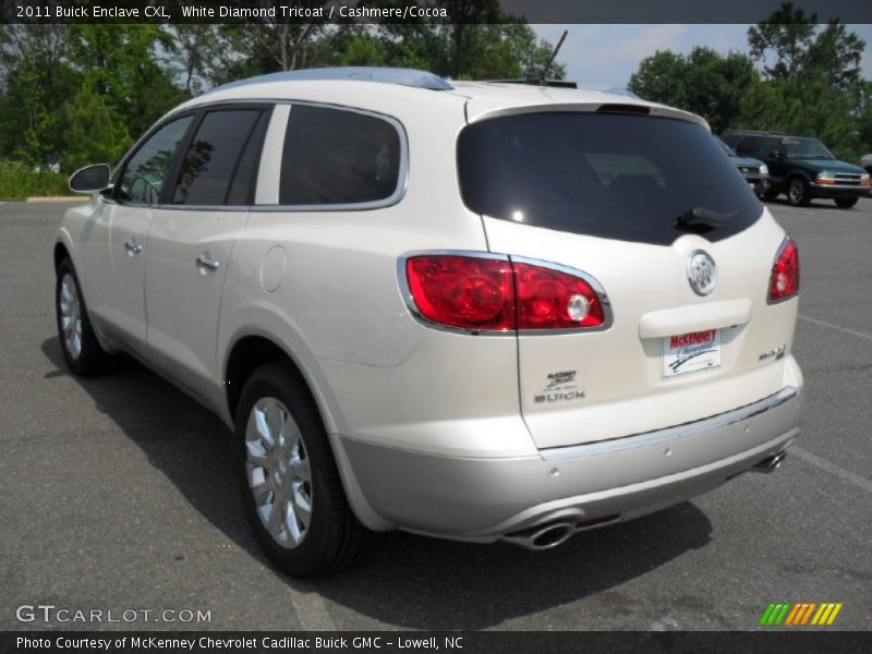White Diamond Tricoat / Cashmere/Cocoa 2011 Buick Enclave CXL