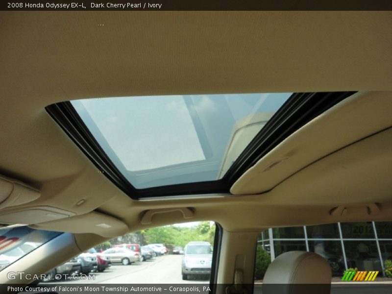 Dark Cherry Pearl / Ivory 2008 Honda Odyssey EX-L