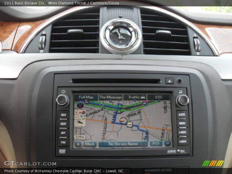 White Diamond Tricoat / Cashmere/Cocoa 2011 Buick Enclave CXL