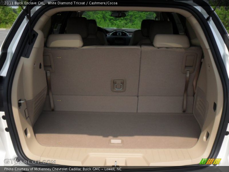 White Diamond Tricoat / Cashmere/Cocoa 2011 Buick Enclave CXL