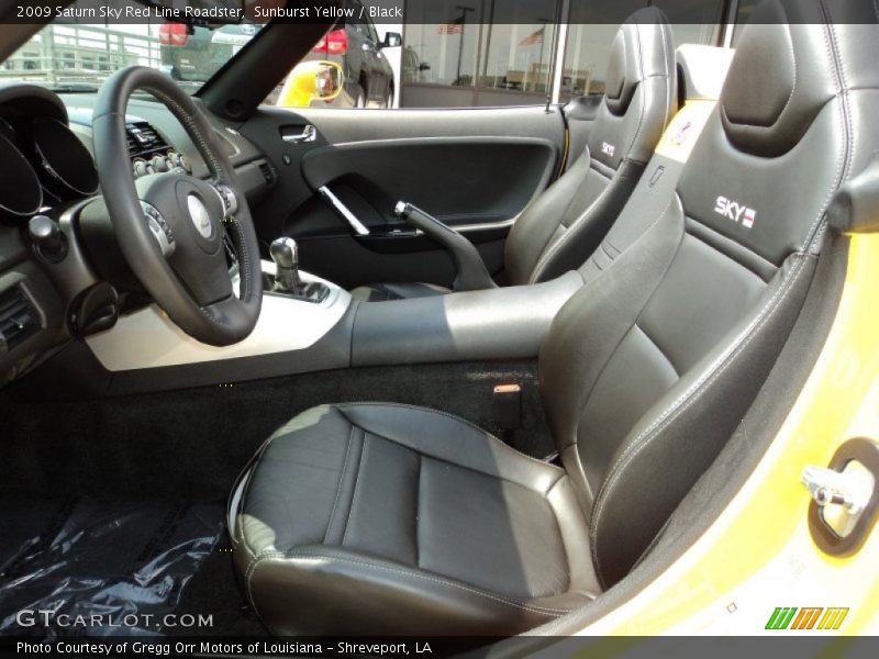  2009 Sky Red Line Roadster Black Interior