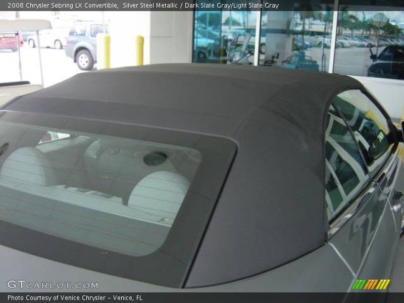 Silver Steel Metallic / Dark Slate Gray/Light Slate Gray 2008 Chrysler Sebring LX Convertible