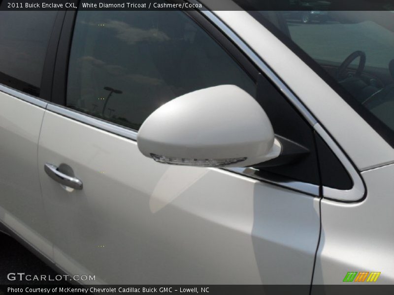 White Diamond Tricoat / Cashmere/Cocoa 2011 Buick Enclave CXL