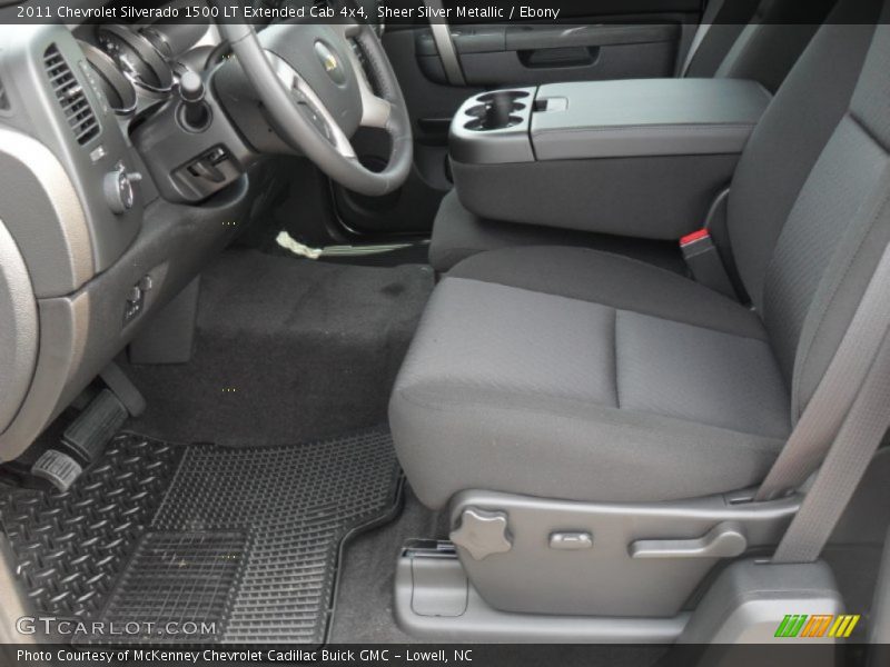  2011 Silverado 1500 LT Extended Cab 4x4 Ebony Interior