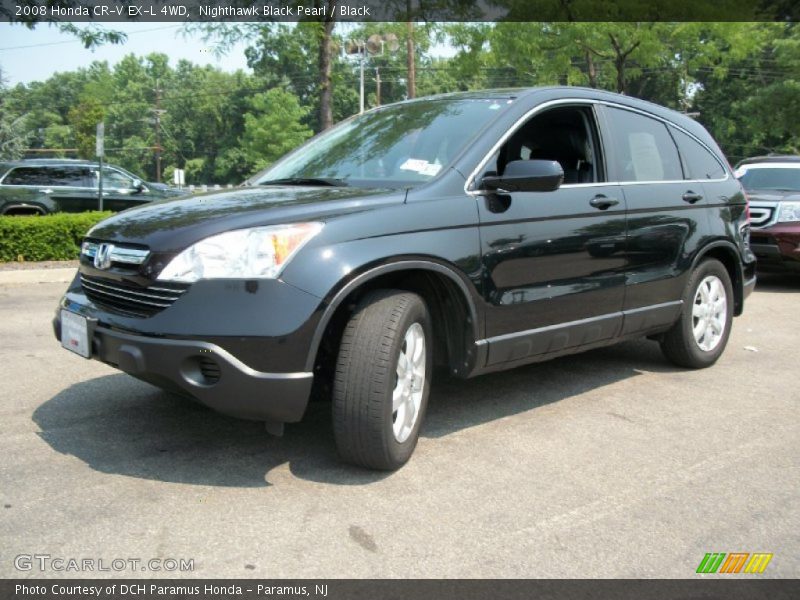 Nighthawk Black Pearl / Black 2008 Honda CR-V EX-L 4WD