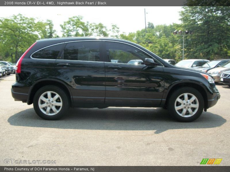 Nighthawk Black Pearl / Black 2008 Honda CR-V EX-L 4WD