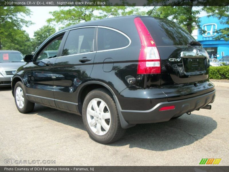 Nighthawk Black Pearl / Black 2008 Honda CR-V EX-L 4WD