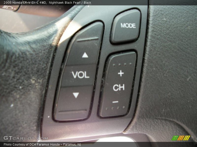 Nighthawk Black Pearl / Black 2008 Honda CR-V EX-L 4WD