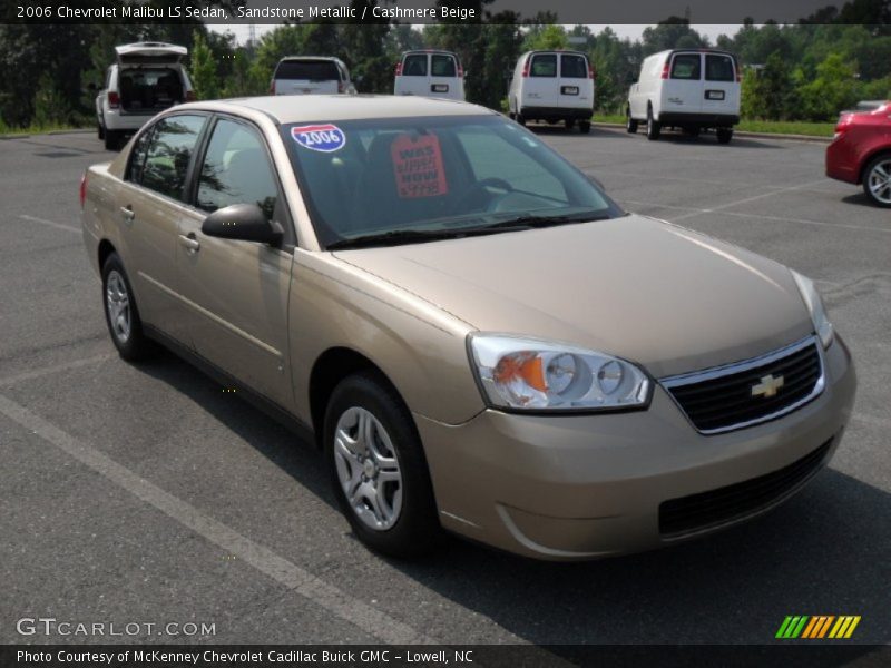 Sandstone Metallic / Cashmere Beige 2006 Chevrolet Malibu LS Sedan