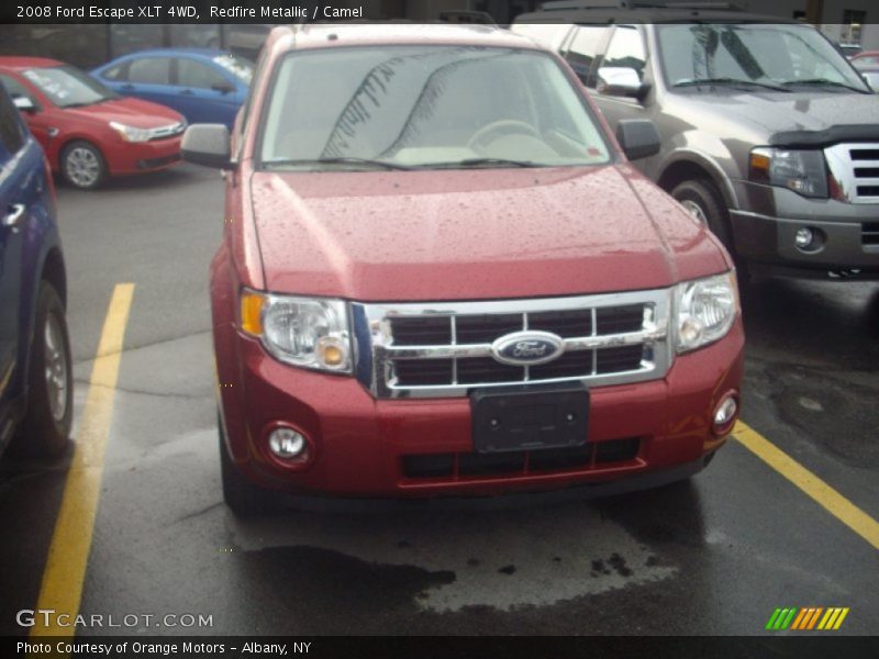Redfire Metallic / Camel 2008 Ford Escape XLT 4WD