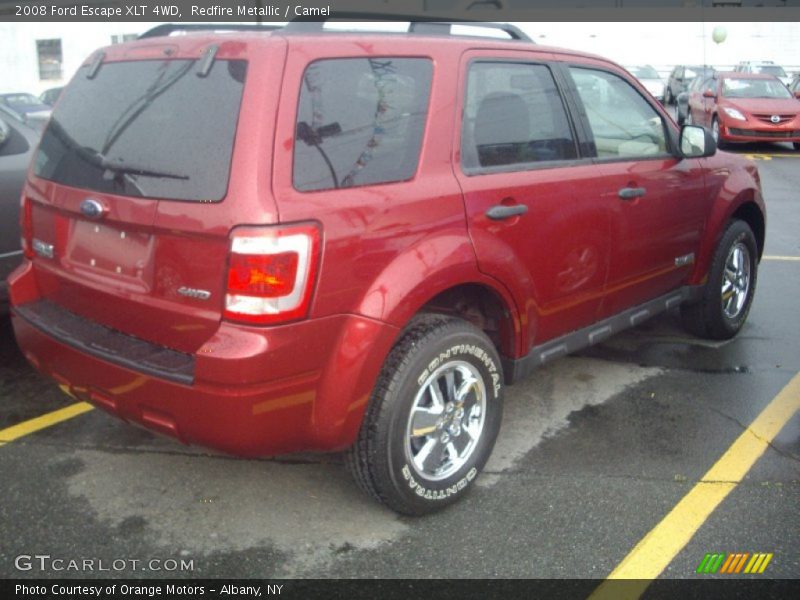 Redfire Metallic / Camel 2008 Ford Escape XLT 4WD