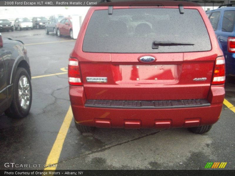 Redfire Metallic / Camel 2008 Ford Escape XLT 4WD
