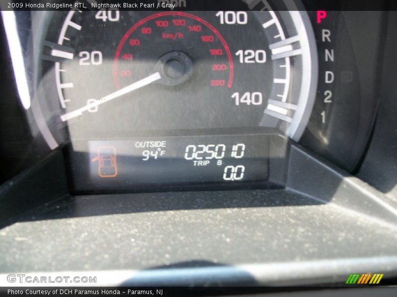 Nighthawk Black Pearl / Gray 2009 Honda Ridgeline RTL