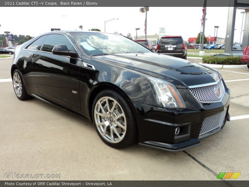 Black Raven / Ebony 2011 Cadillac CTS -V Coupe