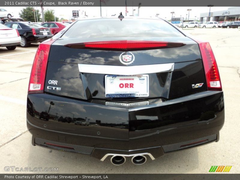 Black Raven / Ebony 2011 Cadillac CTS -V Coupe