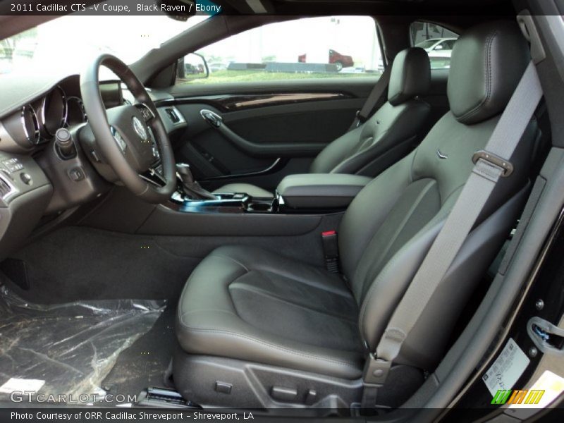 Black Raven / Ebony 2011 Cadillac CTS -V Coupe